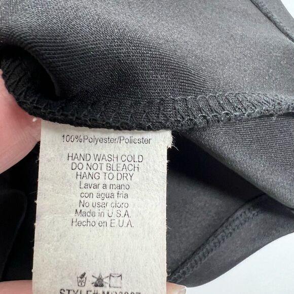 Babe Jacaranda Sheer Oversized White Top Black skirt Formal Dress Size M NWT - Picture 9 of 15